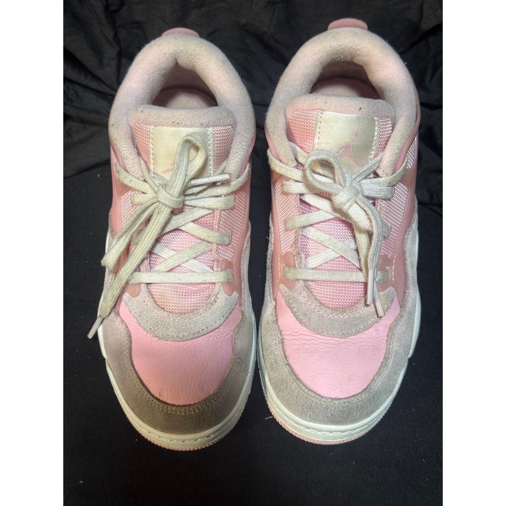Nike Jordan Stadium 90 Kids Pink White Low Top Sneakers DX4399-600 Size 1Y/13.5